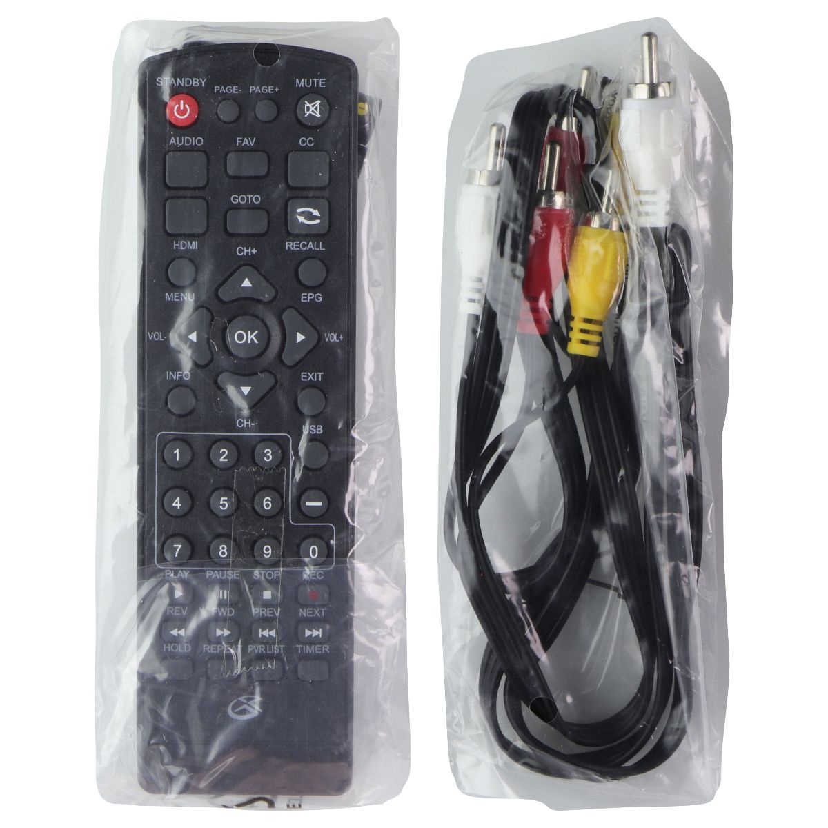 GPX Digital TV Tuner + Recorder with Remote (Directional Pad) - Black (TVTR149B) Computer Accessories - TV Tuner/Video Capture Devices GPX - Simple Cell Bulk Wholesale Pricing - USA Seller