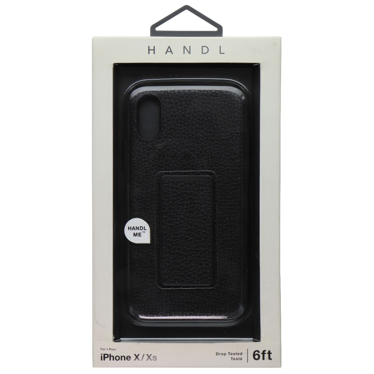 HANDL Hard Case with Elastic Handle for Apple iPhone Xs/X - Black Cell Phone - Cases, Covers & Skins HANDL - Simple Cell Bulk Wholesale Pricing - USA Seller