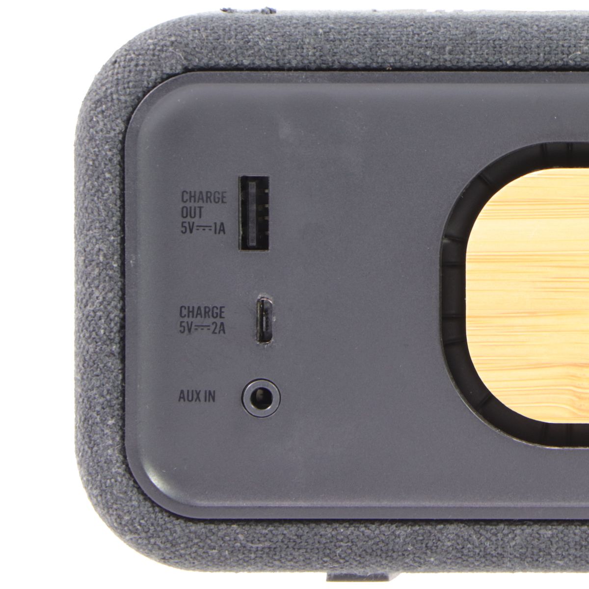 House of Marley Get Together Mini Portable Bluetooth Speaker - Wood Grain/Black Cell Phone - Audio Docks & Speakers House Of Marley - Simple Cell Bulk Wholesale Pricing - USA Seller