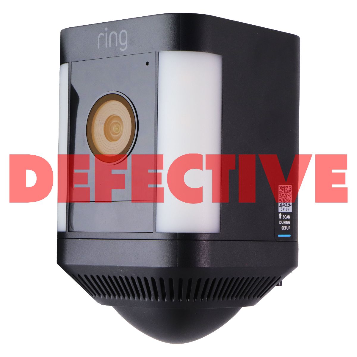 Ring Spotlight Cam Plus, Plug-In (5E82E9) Outdoor Security Camera - Black Home Surveillance - Security Cameras Ring - Simple Cell Bulk Wholesale Pricing - USA Seller