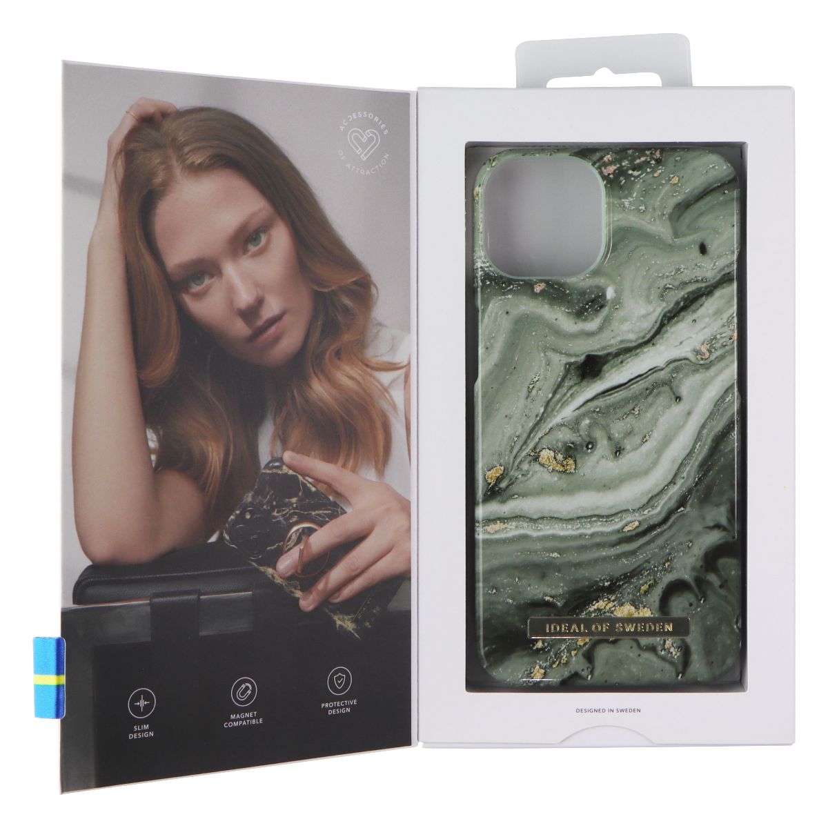 iDeal of Sweden Fashion Case for Apple iPhone 13 - Mint Swirl Marble Cell Phone - Cases, Covers & Skins iDeal of Sweden - Simple Cell Bulk Wholesale Pricing - USA Seller