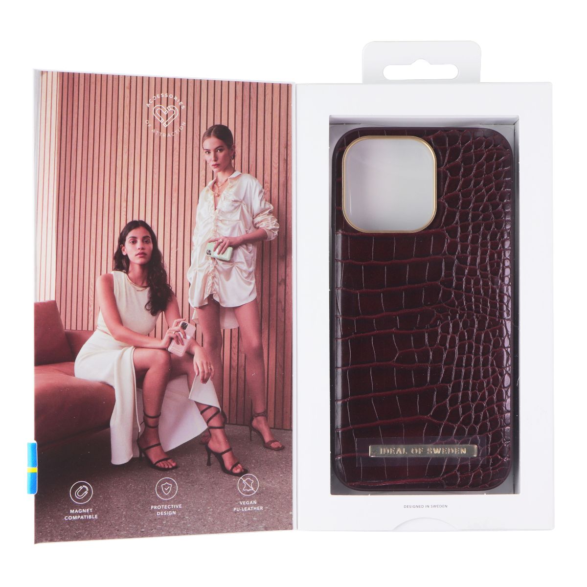 iDeal of Sweden Atelier Case for Apple iPhone 13 Pro - Scarlet Croco Cell Phone - Cases, Covers & Skins iDeal of Sweden - Simple Cell Bulk Wholesale Pricing - USA Seller