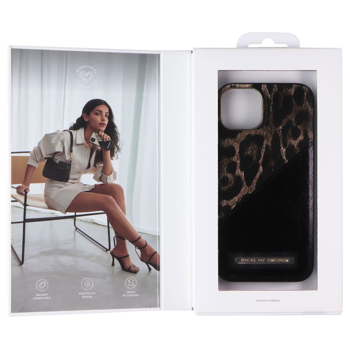 iDeal of Sweden Atelier Case for Apple iPhone 13 - Midnight Leopard Cell Phone - Cases, Covers & Skins iDeal of Sweden - Simple Cell Bulk Wholesale Pricing - USA Seller
