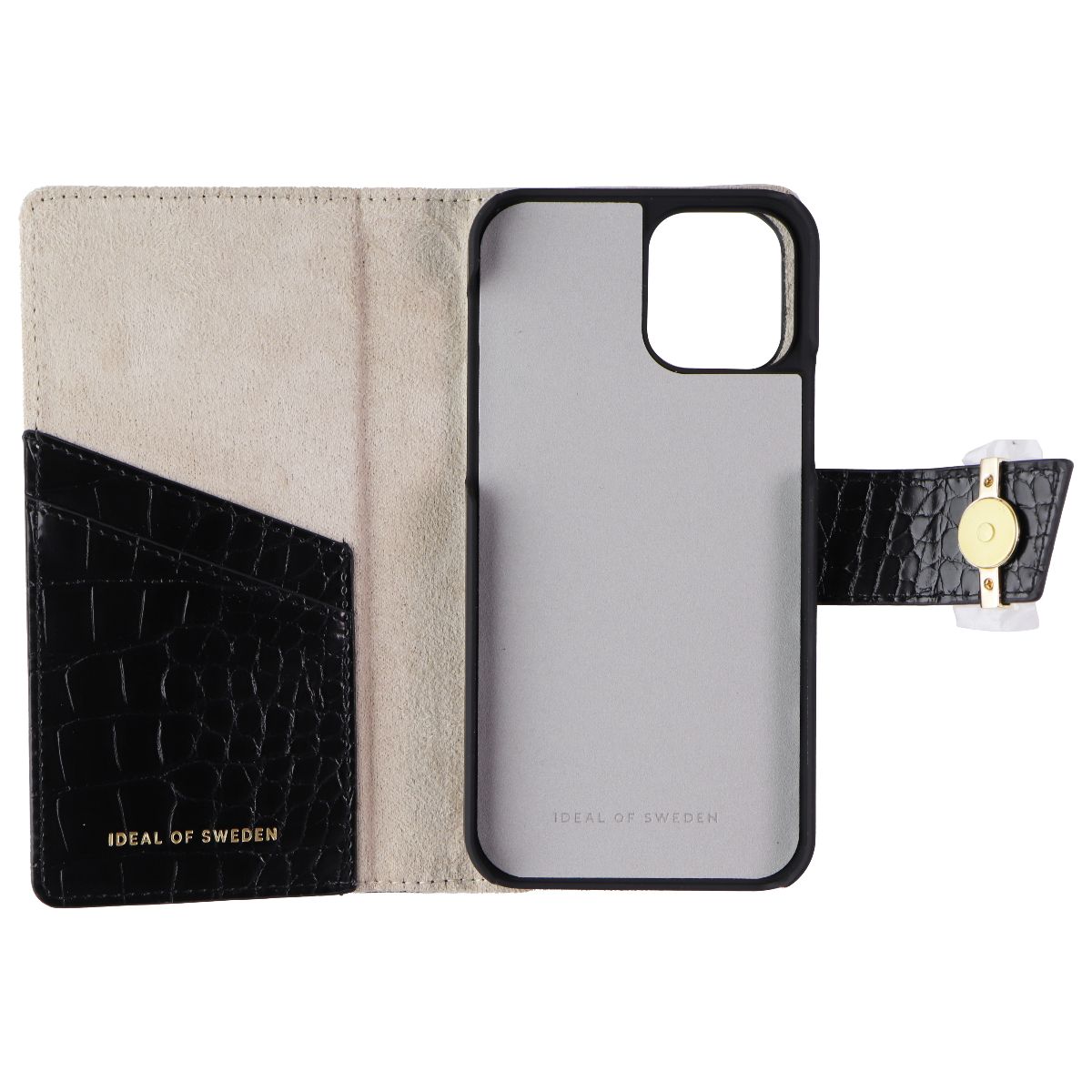 iDeal of Sweden Phone Wallet Case for Apple iPhone 12 and 12 Pro - Black Cell Phone - Cases, Covers & Skins iDeal of Sweden - Simple Cell Bulk Wholesale Pricing - USA Seller