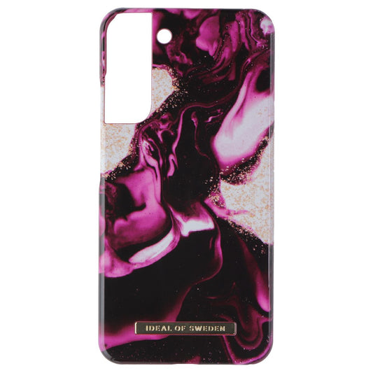 iDeal of Sweden Hard Case for Samsung Galaxy (S22+) - Golden Ruby Marble