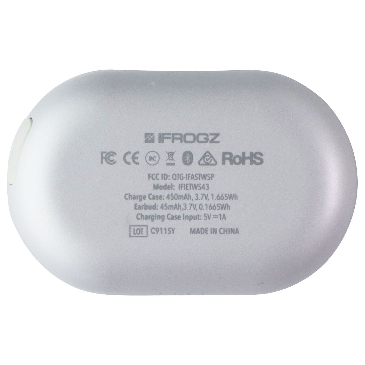 iFrogz Replacement Case for Airtime Pro True Wireless Bluetooth Earbuds - White Portable Audio - Headphones iFrogz - Simple Cell Bulk Wholesale Pricing - USA Seller