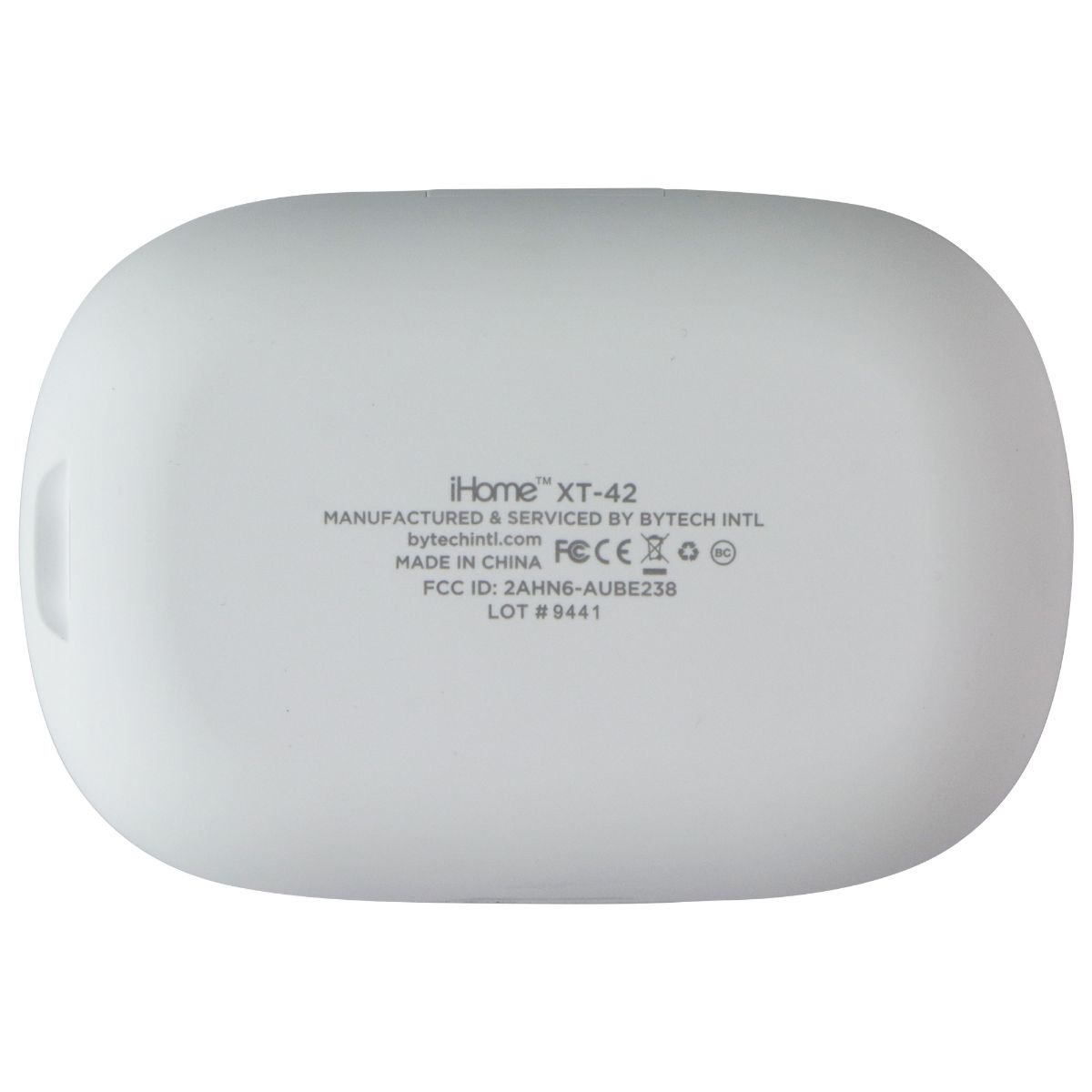 iHome XT-42 True Wireless Earbuds (HM-AU-BE-238-WT) - White Portable Audio - Headphones iHome - Simple Cell Bulk Wholesale Pricing - USA Seller