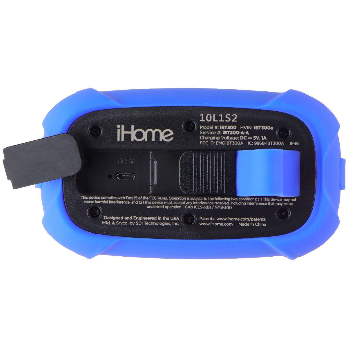 iHome PlayTough X 18HR Rechargeable Portable Bluetooth Speaker (IBT300L) - Blue iPod, Audio Player Accessories - Audio Docks & Mini Speakers iHome - Simple Cell Bulk Wholesale Pricing - USA Seller