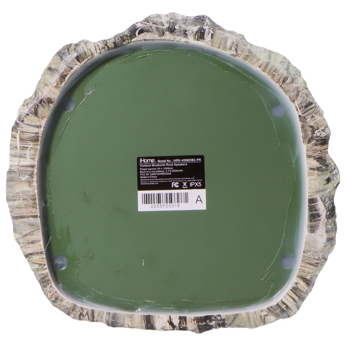 iHome Wireless Waterproof Outdoor Rock Speaker Set - Mossy Oak Camo Home Multimedia - Home Speakers & Subwoofers iHome - Simple Cell Bulk Wholesale Pricing - USA Seller