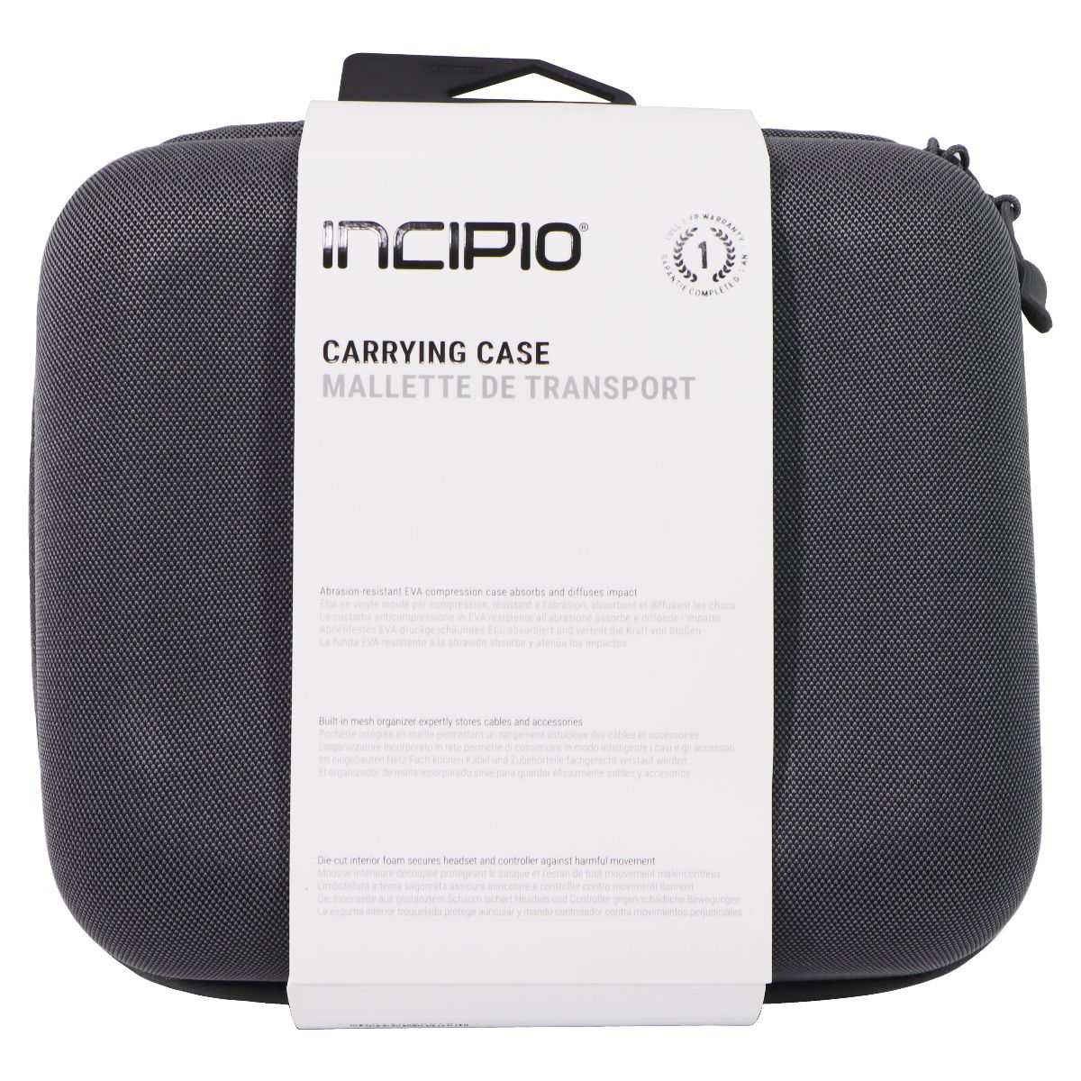 INCIPIO VR Carrying CASE for Google Daydream View - Charcoal Gray Gaming/Console - Cases, Covers & Bags Incipio - Simple Cell Bulk Wholesale Pricing - USA Seller
