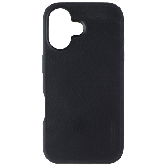 Incase ICON Case for MagSafe for Apple iPhone 16 - Obsidian Pebbled Leather Cell Phone - Cases, Covers & Skins Incase - Simple Cell Bulk Wholesale Pricing - USA Seller