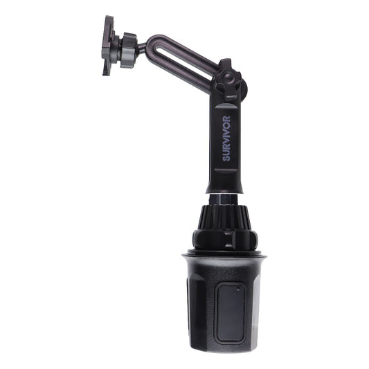 Griffin Survivor Cupholder Mount for Smartphones - Black (GUNV-010-CUP) Cell Phone - Mounts & Holders Griffin - Simple Cell Bulk Wholesale Pricing - USA Seller