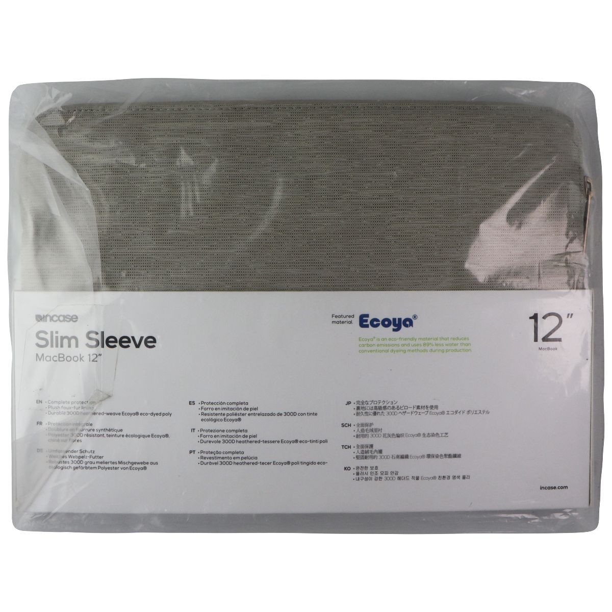 Incase Slim Sleeve for Apple MacBook 12-inch - Beige Computer Accessories - Laptop Cases & Bags Incase - Simple Cell Bulk Wholesale Pricing - USA Seller