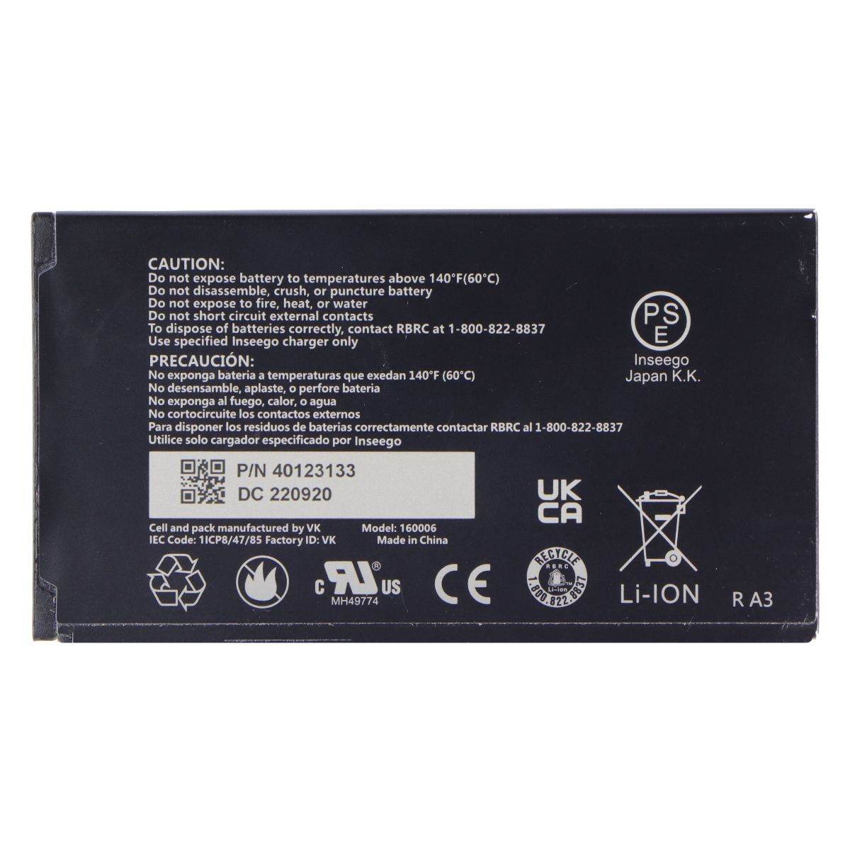 Inseego 3.85V 5050mAh Rechargeable Li-ion Battery Parts & Accessories - Batteries inseego - Simple Cell Bulk Wholesale Pricing - USA Seller