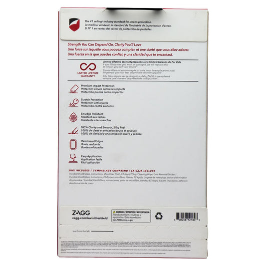 ZAGG InvisibleShield Glass Screen Protector for LG K41S Smartphones