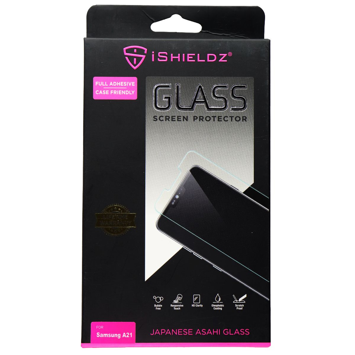 iShieldz Tempered Glass Screen Protector for Samsung A21 (2020 Model) - Clear Cell Phone - Screen Protectors iShieldz - Simple Cell Bulk Wholesale Pricing - USA Seller
