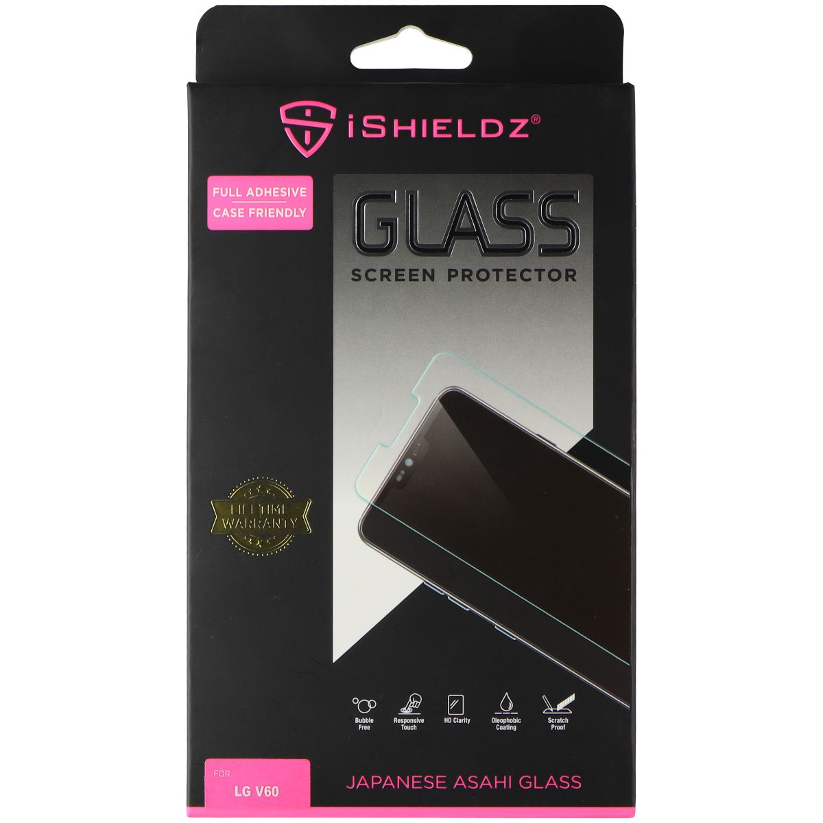 iShieldz Tempered Glass Screen Protector for LG V60 Smartphone - Clear Cell Phone - Screen Protectors iShieldz - Simple Cell Bulk Wholesale Pricing - USA Seller