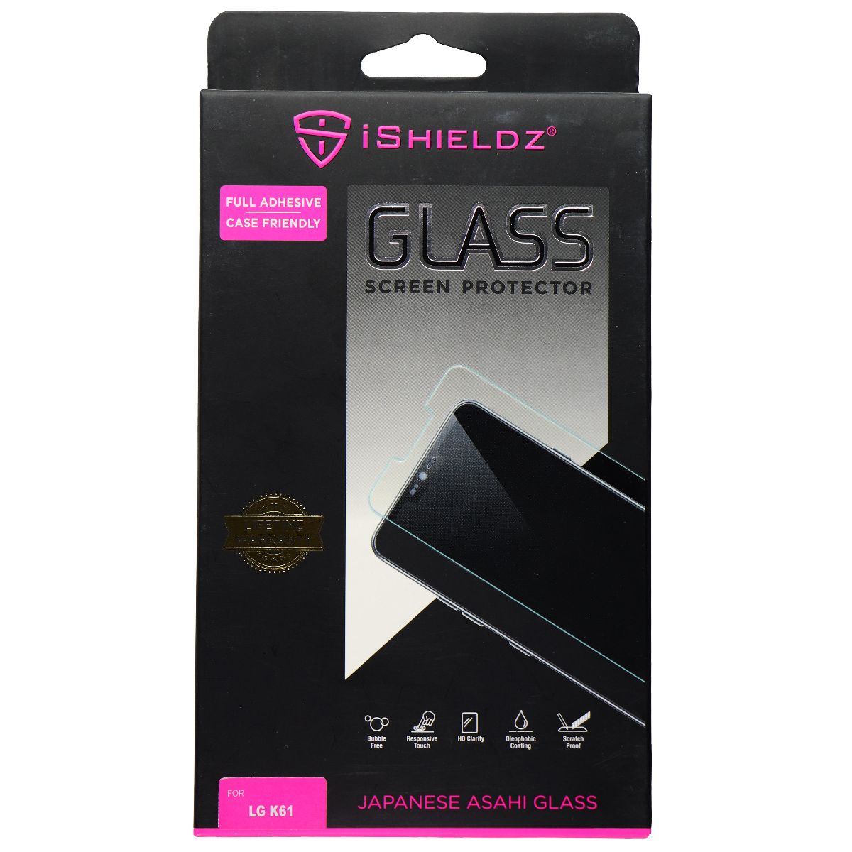 iShieldz Asahi Tempered Glass Screen for LG K61 - Clear Cell Phone - Screen Protectors iShieldz - Simple Cell Bulk Wholesale Pricing - USA Seller