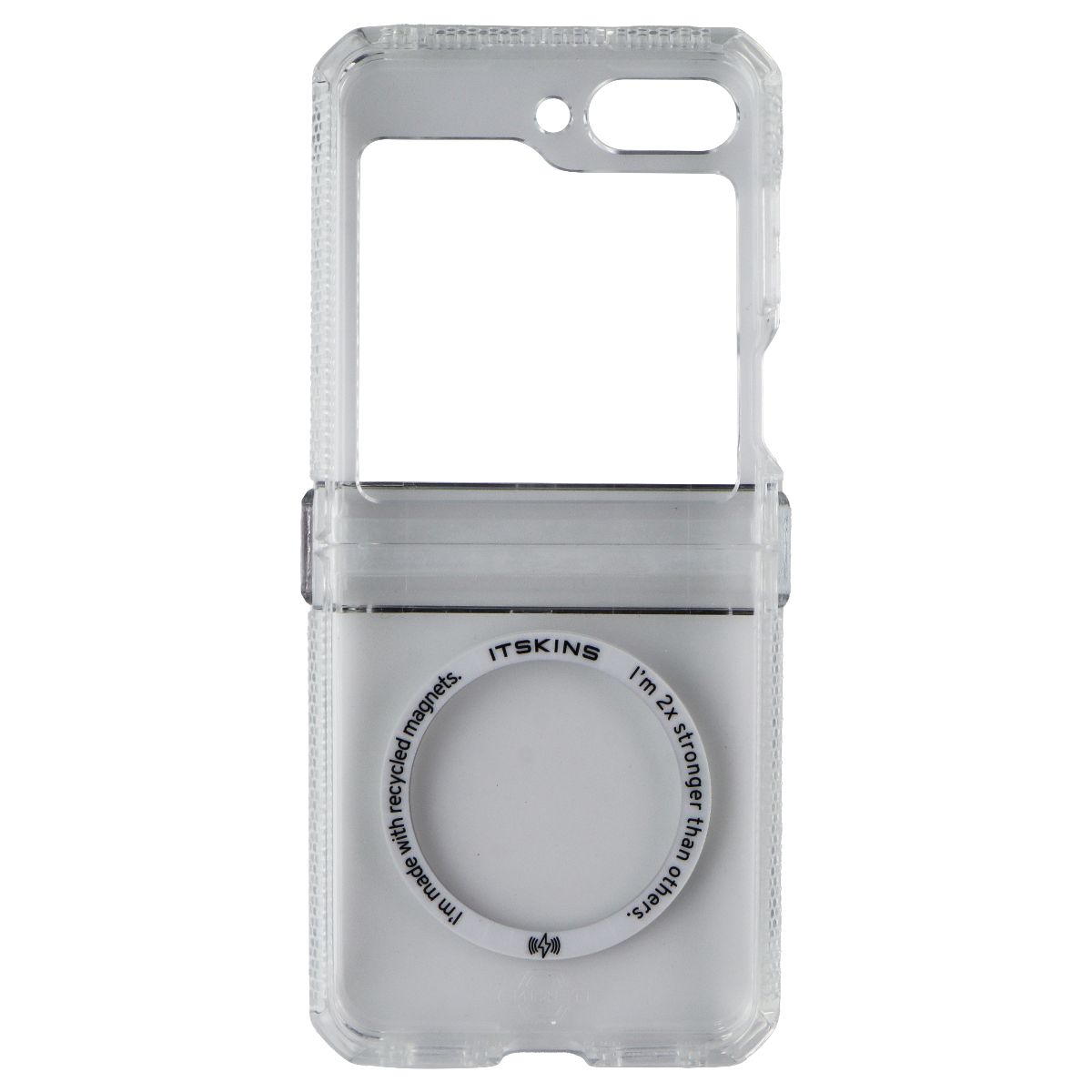 ITSKINS Supreme_R Clear Hinge Case for MagSafe for Galaxy Z Flip5 Transparent Cell Phone - Cases, Covers & Skins ITSKINS - Simple Cell Bulk Wholesale Pricing - USA Seller