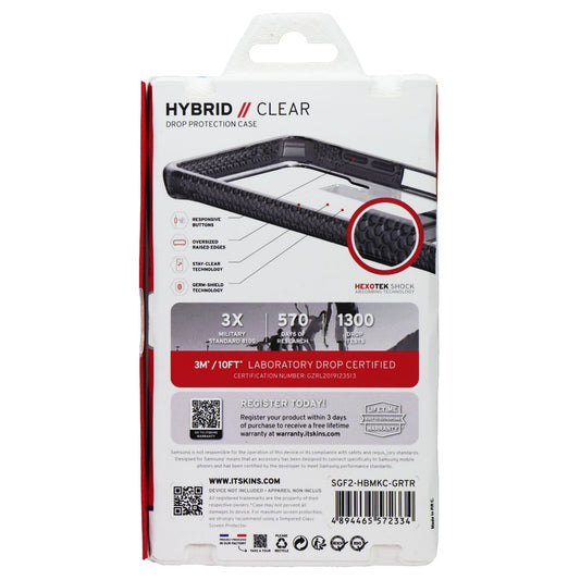 ITSKINS Hybrid // Clear Series Case for Samsung Galaxy Z Flip3 5G - Light Green Cell Phone - Cases, Covers & Skins ITSKINS - Simple Cell Bulk Wholesale Pricing - USA Seller