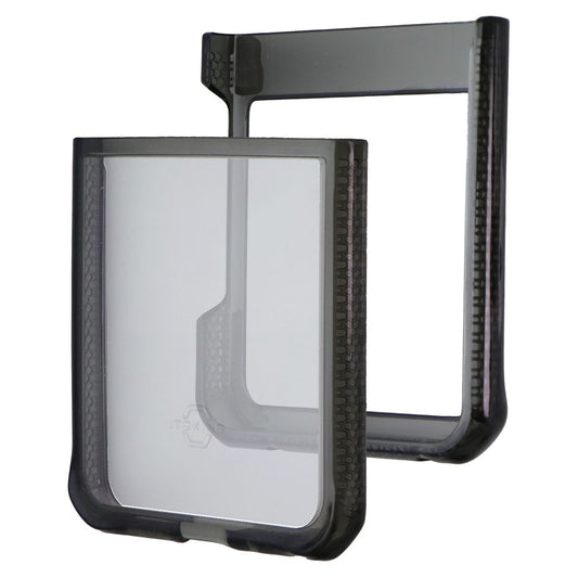 ITSKINS Hybrid_R // Clear Case for Motorola Razr (2024) - Black / Transparent