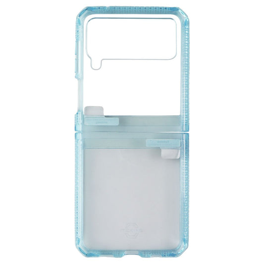 ITSKINS Hybrid // Clear Series Case for Samsung Galaxy Z Flip3 5G - Light Blue