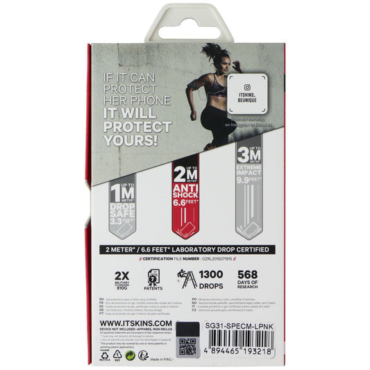 ITSKINS Spectrum // Clear Case for Samsung Galaxy A31 - Light Pink (Transparent)