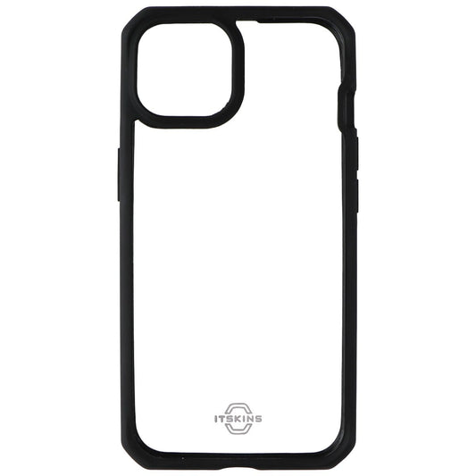 ITSKINS Hybrid_R Series Case for iPhone 14/iPhone 13 - Transparent/Solid Black