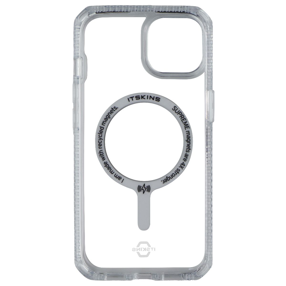ITSKINS Hybrid_R Series Case for MagSafe for Apple iPhone 14 / 13 - Clear