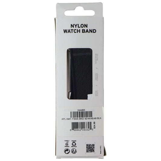 ITSKINS Nylon Watch Band for Apple Watch (Sizes 42/44/45/49mm) - Black Smart Watch Accessories - Watch Bands ITSKINS - Simple Cell Bulk Wholesale Pricing - USA Seller