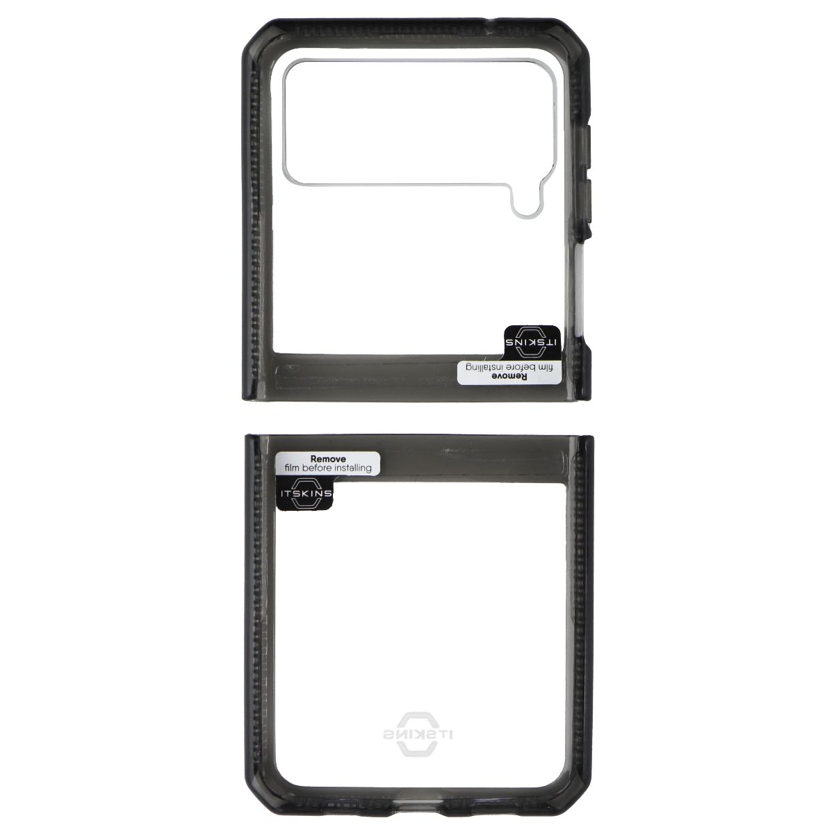 ITSKINS Hybrid Clear Series Case for Samsung Galaxy Z Flip3 - Smoke/Clear