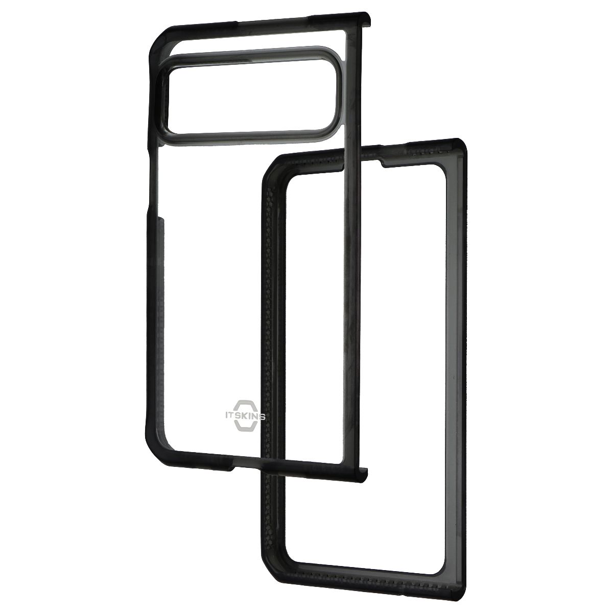 ITSKINS Hybrid_R Clear Case for Google Pixel Fold - Black/Transparent Cell Phone - Cases, Covers & Skins ITSKINS - Simple Cell Bulk Wholesale Pricing - USA Seller