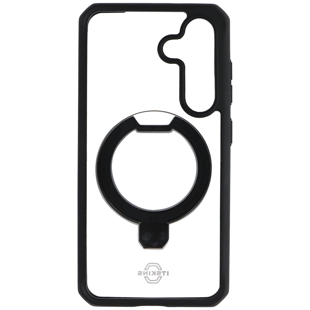 ITSKINS Hybrid R Case w/ Stand for MagSafe for Samsung Galaxy S24 - Black/Clear Cell Phone - Cases, Covers & Skins ITSKINS - Simple Cell Bulk Wholesale Pricing - USA Seller