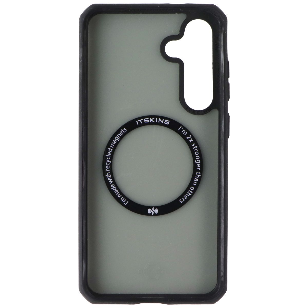 ITSKINS Hybrid_R // Frost Magnetic Case for Samsung Galaxy S24+ (Plus) - Black Cell Phone - Cases, Covers & Skins ITSKINS - Simple Cell Bulk Wholesale Pricing - USA Seller