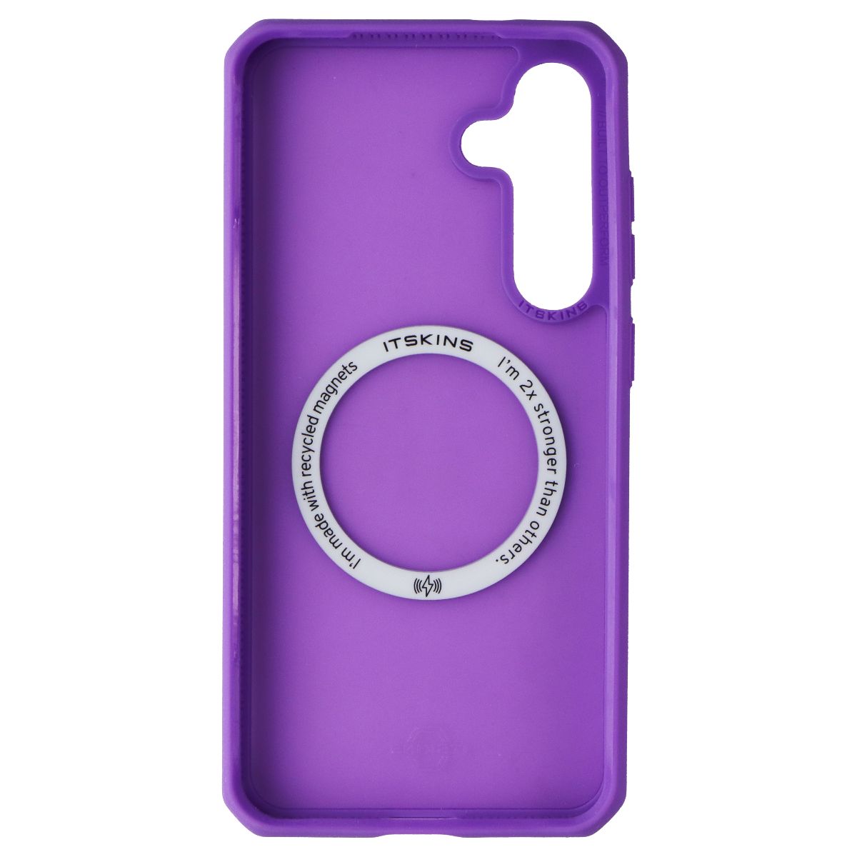 ITSKINS Hybrid_R Frost Magnetic Case for Samsung Galaxy S24 Plus - Deep Purple