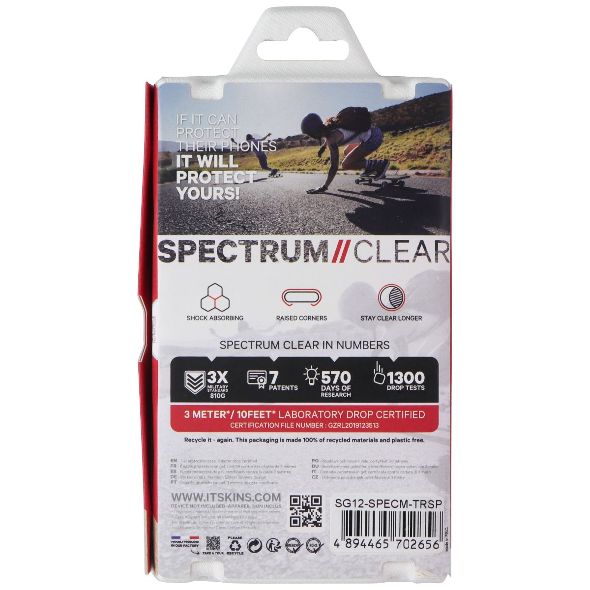 ITSKINS Spectrum Clear Case for Samsung Galaxy A12 5G - Clear Cell Phone - Cases, Covers & Skins ITSKINS - Simple Cell Bulk Wholesale Pricing - USA Seller