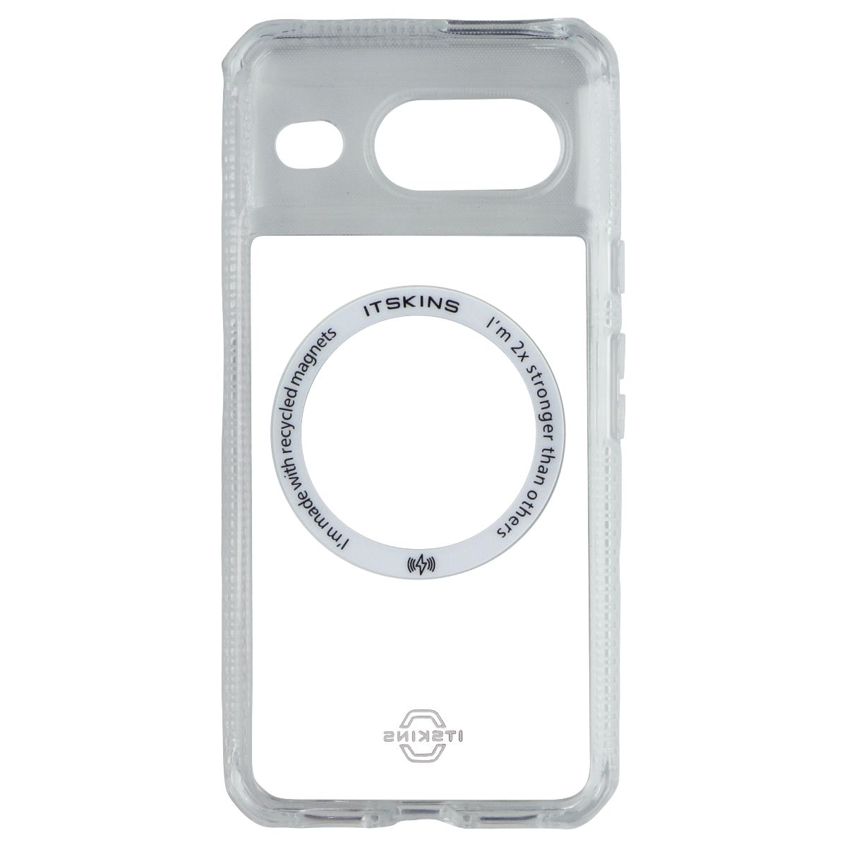 ITSKINS Hybrid_R Series Case for MagSafe for Google Pixel 8 - Clear