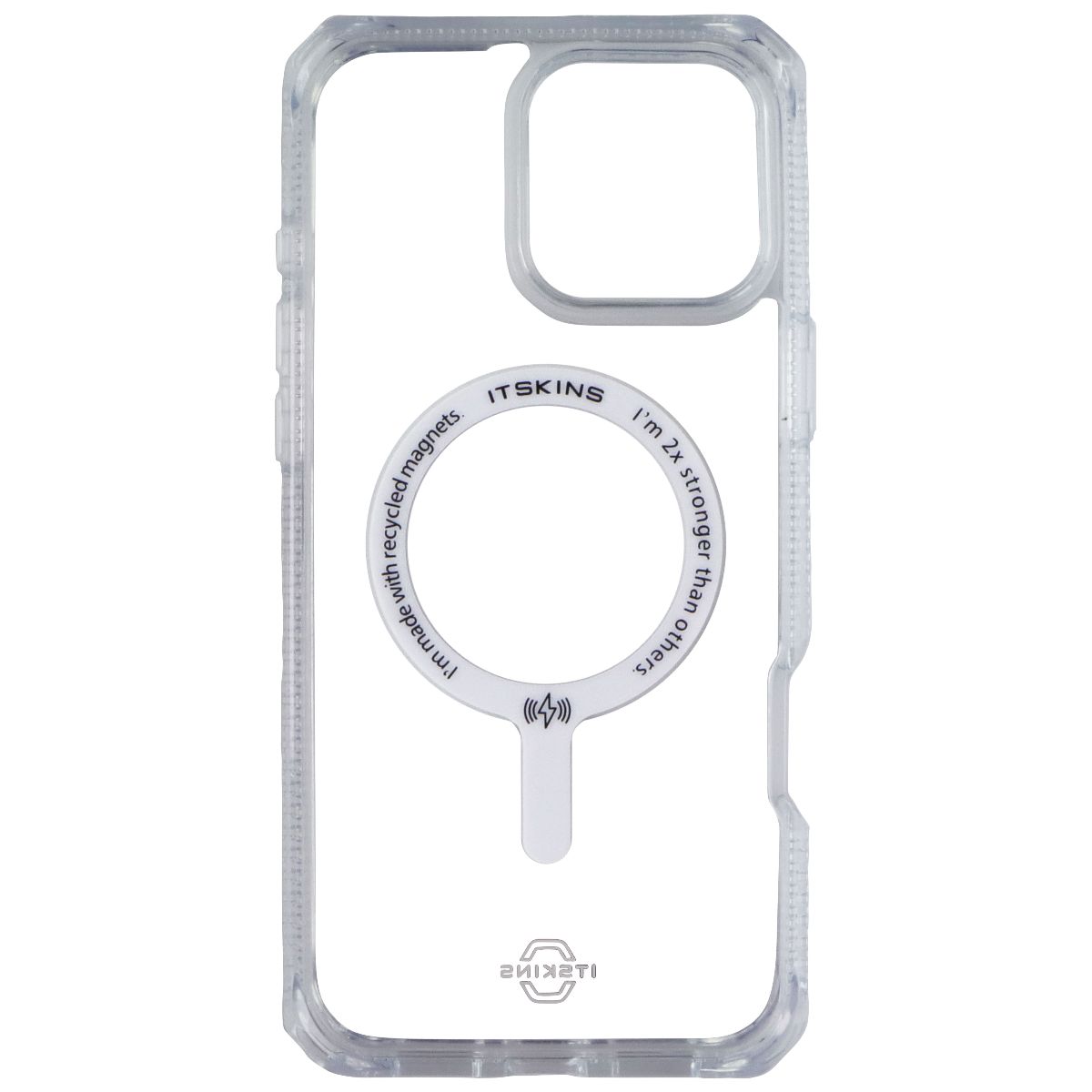 ITSKINS Hybrid_R // Clear Case for MagSafe for iPhone 16 Pro Max - Transparent