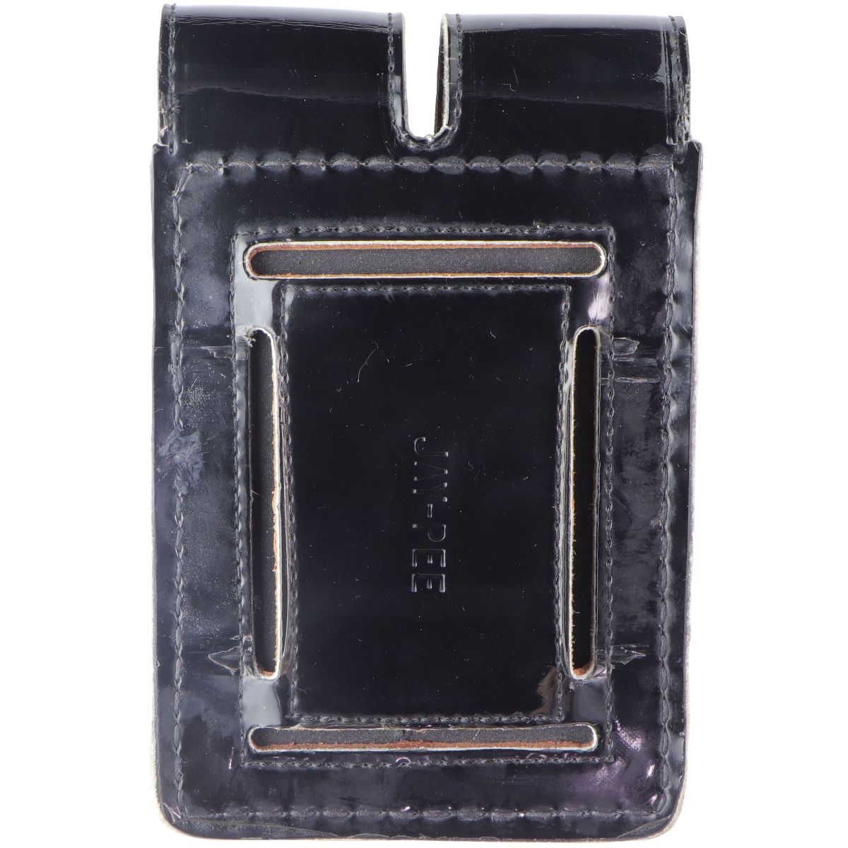 JAY-PEE Dual Magazine/Utilities Leather Belt Pouch - Gloss Black Other Sporting Goods JAY-PEE - Simple Cell Bulk Wholesale Pricing - USA Seller