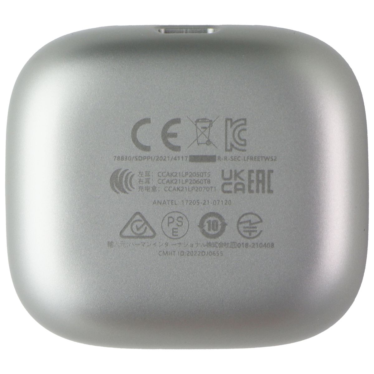 JBL Replacement Charging Case JBL Live Free 2 TWS NC Bluetooth Earbuds - Silver Portable Audio & Headphones - Replacement Parts & Tools JBL - Simple Cell Bulk Wholesale Pricing - USA Seller