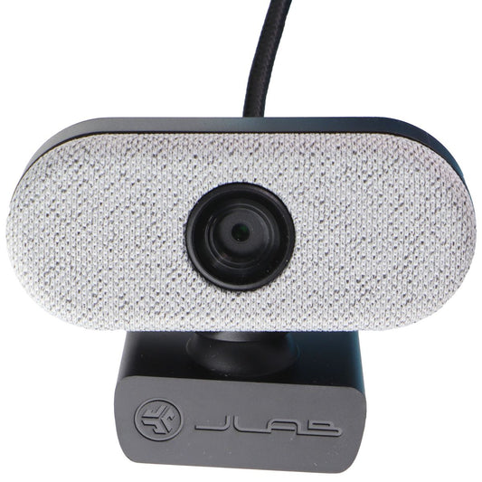 JLAB Go Cam (1080 HD) Wired USB-A Clip-On Webcam for PC/MAC/Chromebook - White