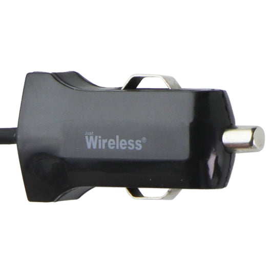 Just Wireless 2.1 Amp High Speed Car Charger with 8-Pin Connector - Black Cell Phone - Chargers & Cradles Just Wireless - Simple Cell Bulk Wholesale Pricing - USA Seller