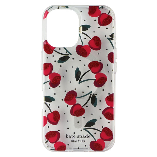 Kate Spade Protective Case for MagSafe for iPhone 16 Pro - Cherry Dot/Clear Cell Phone - Cases, Covers & Skins Kate Spade New York - Simple Cell Bulk Wholesale Pricing - USA Seller