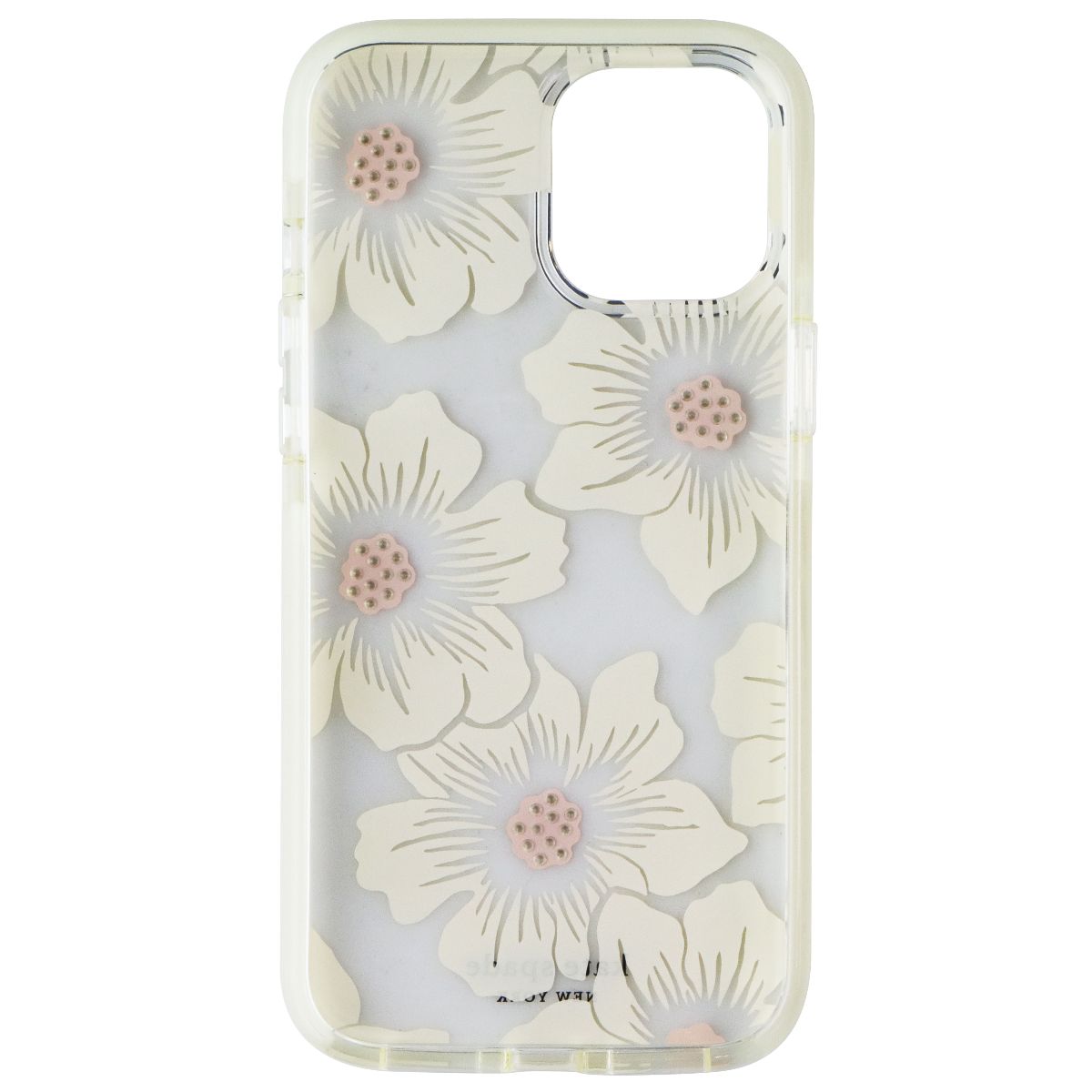 Kate Spade Defensive Hardshell Case for iPhone 12 Pro Max - Hollyhock Clear Cell Phone - Cases, Covers & Skins Kate Spade - Simple Cell Bulk Wholesale Pricing - USA Seller