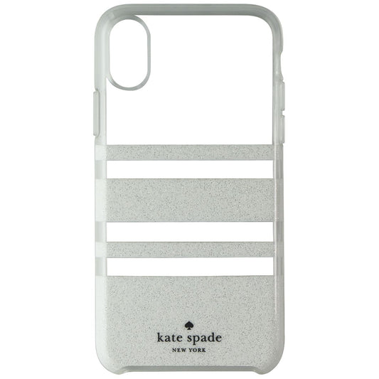 Kate Spade Protective Hardshell Case for iPhone Xs/X - Clear/Charlotte Stripe Cell Phone - Cases, Covers & Skins Kate Spade New York - Simple Cell Bulk Wholesale Pricing - USA Seller