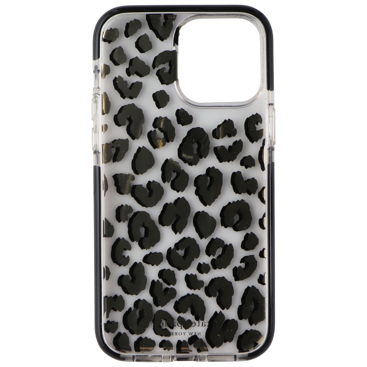 Kate Spade Defensive Hardshell Case for iPhone 15 Pro Max - City Leopard Black Cell Phone - Cases, Covers & Skins Kate Spade - Simple Cell Bulk Wholesale Pricing - USA Seller