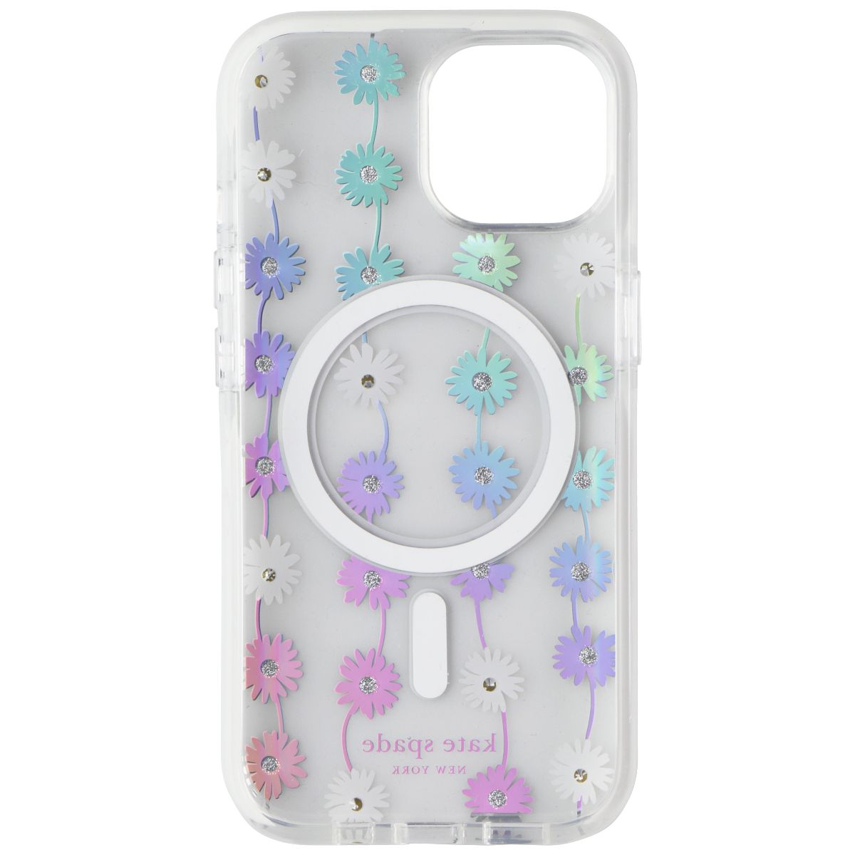 Kate Spade Case for MagSafe for Apple iPhone 15/14/13 - Daisy Chain Iridescent Cell Phone - Cases, Covers & Skins Kate Spade New York - Simple Cell Bulk Wholesale Pricing - USA Seller
