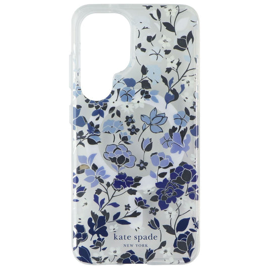 Kate Spade Protective Case for MagSafe for Galaxy S25 - Flowerbed Blue Gems