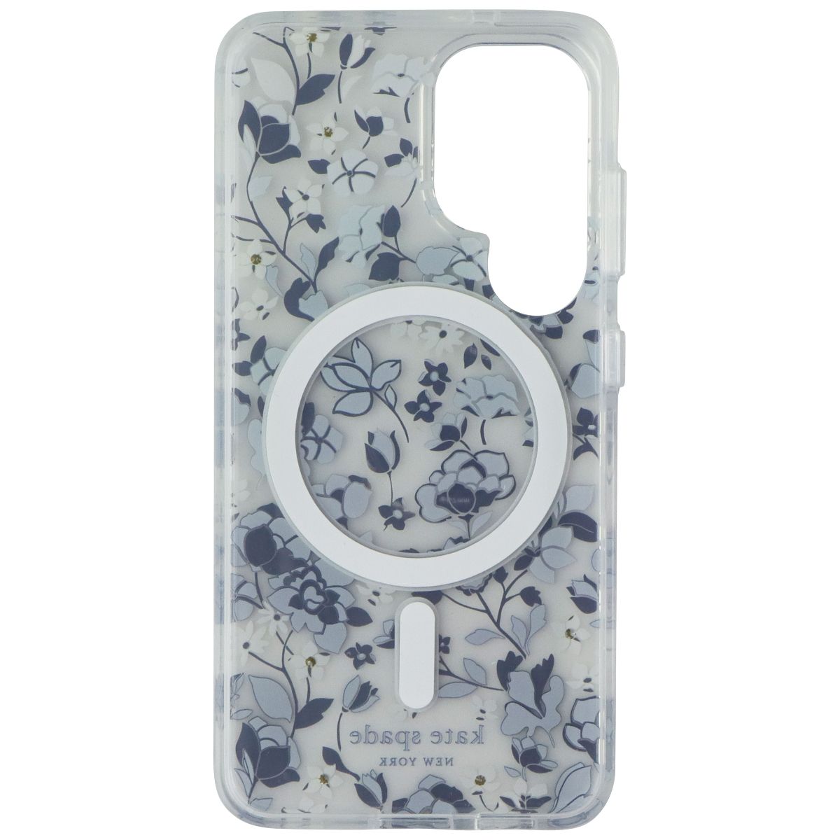 Kate Spade Protective Case for MagSafe for Galaxy S25 - Flowerbed Blue Gems Cell Phone - Cases, Covers & Skins Kate Spade - Simple Cell Bulk Wholesale Pricing - USA Seller