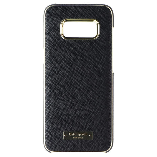 Kate Spade NY Wrap Series Case for Samsung Galaxy S8 (GS8) - Saffiano Black/Gold Cell Phone - Cases, Covers & Skins Kate Spade - Simple Cell Bulk Wholesale Pricing - USA Seller